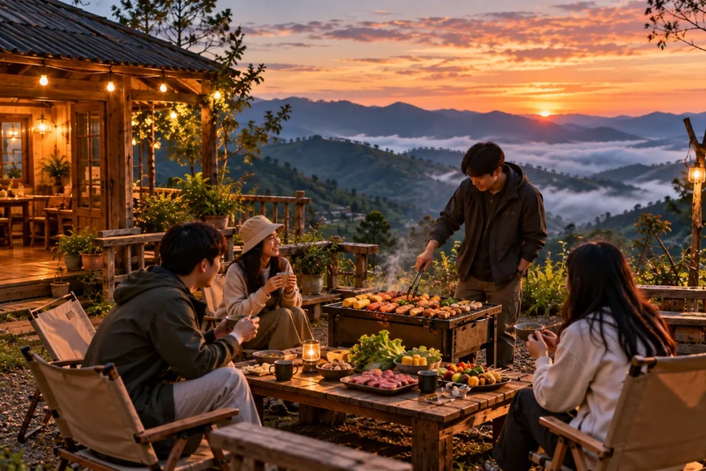 Tiệc nướng nhóm bạn
