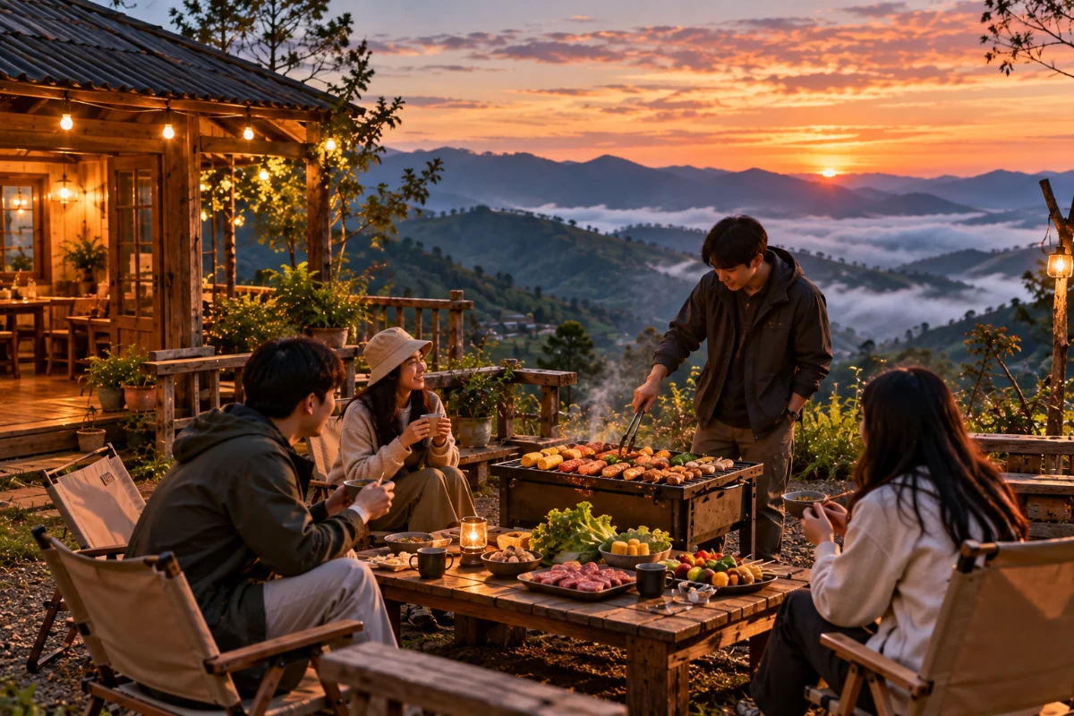 Tiệc nướng nhóm bạn